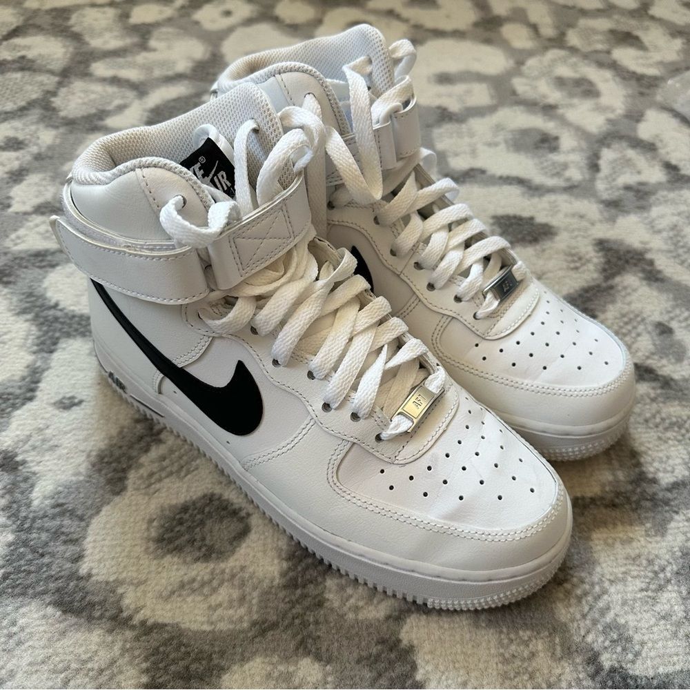 Nike Air Force 1 High 07 AN20 White Black Hightop Sneakers Men’s Size 7 Shoes